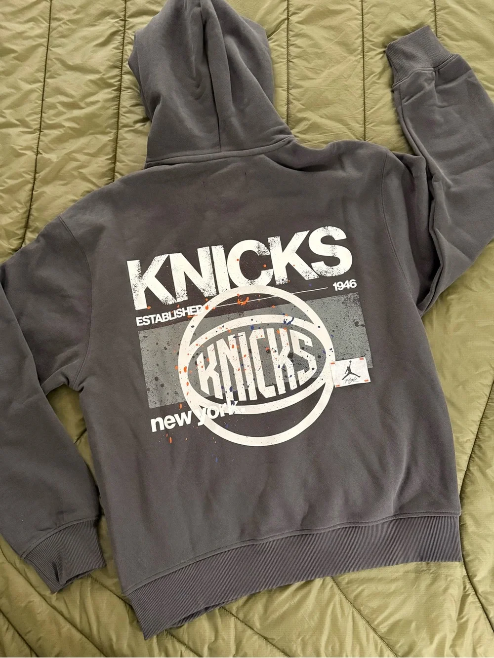 Nike Jordan Flight x NBA New York Knicks Faded Black Hoodie